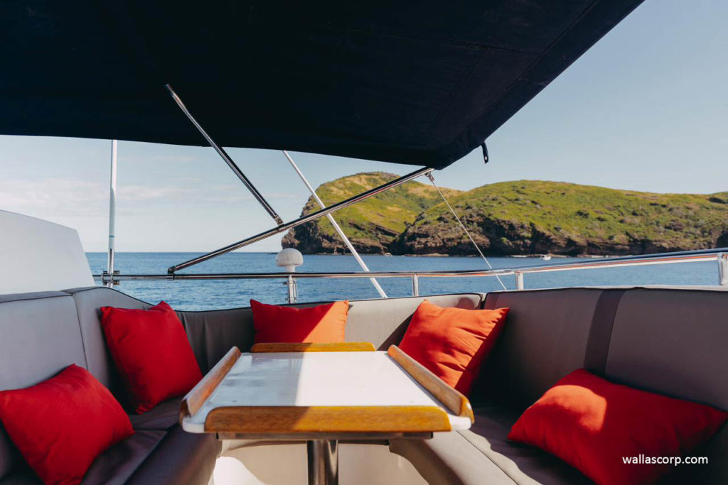 Espaces à bord d’un yacht de pêche du Nord